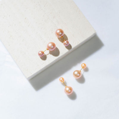 Pearly Lustre Interchangeable Freshwater Purple Pearl Earrings WE00424 | Possibilities 6
