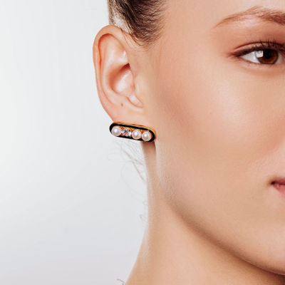 Pearly Lustre Top Grading Freshwater Pearl Earrings WE00534 | DECO 3