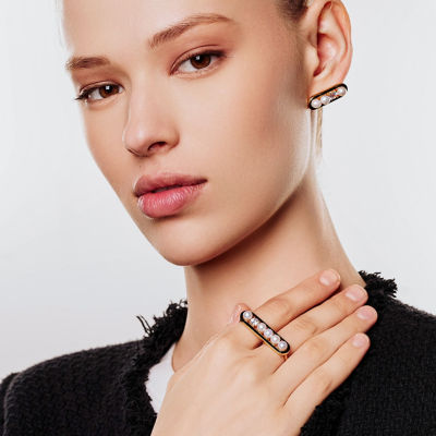 Pearly Lustre Top Grading Freshwater Pearl Earrings WE00534 | DECO 7