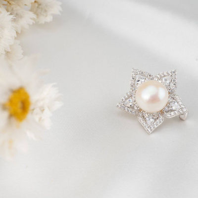 Pearly Lustre Ocean Star Freshwater Pearl Brooch WC00009 6