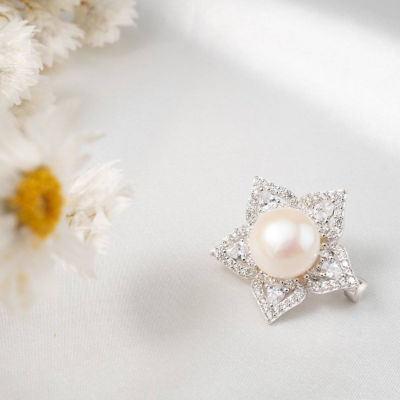 Pearly Lustre Ocean Star Freshwater Pearl Brooch WC00009 8