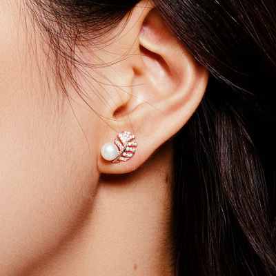 Pearly Lustre Garden City Freshwater Pearl Earrings WE00435 | New Yorker Collection 3