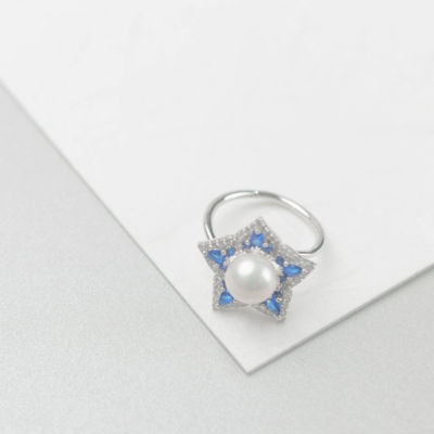 Pearly Lustre Ocean Star Freshwater Pearl Ring WR00033 8