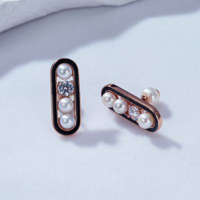 Pearly Lustre Top Grading Freshwater Pearl Earrings WE00535 | DECO 6