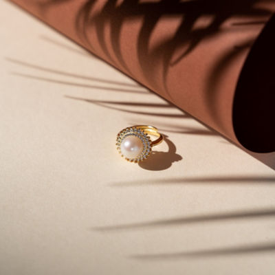 Pearly Lustre Elegant Edison Pearl Ring WR00006 3