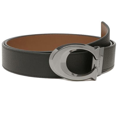 Buy Coach Signature Buckle Cut To Size Reversible Belt 38 Mm Black/Dark  Saddle 91305 Online in Singapore