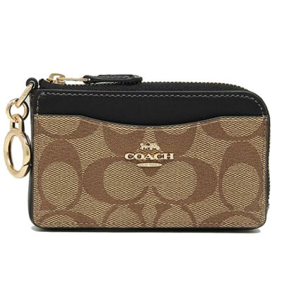 Coach Multifunction Card Case in Signature Canvas