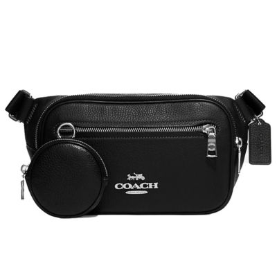 Coach black 2025 belt bag