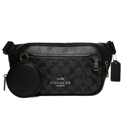 Buy Coach Elias Belt Bag In Signature Canvas Charcoal CJ506 Online in Singapore iShopChangi