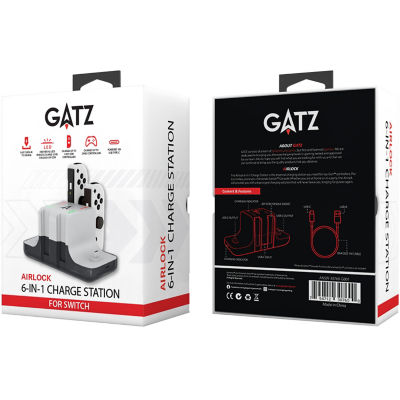 NINTENDO Gatz Airlock 6-in-1 Charging Station for Nintendo Switch [Exclusive] 4