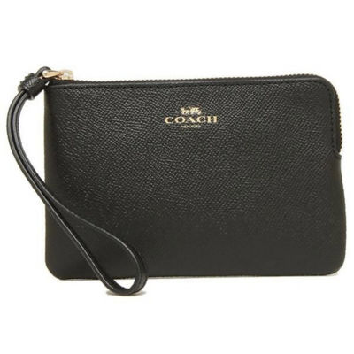 Coach corner zip wristlet new arrivals