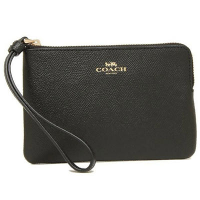 Buy Coach Corner Zip Wristlet Black 58032 Online in Singapore iShopChangi