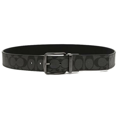 Buy Coach Men's Wide Harness CutToSize Reversible Signature Coated