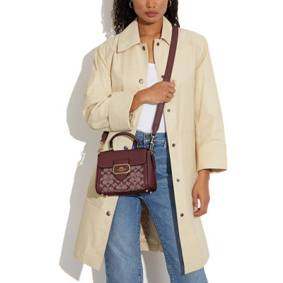 Coach top best sale handle satchel