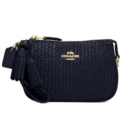 Coach Nolita 15 In Straw Midnight Navy