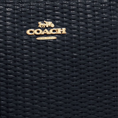 Coach Nolita 15 In Straw Midnight Navy