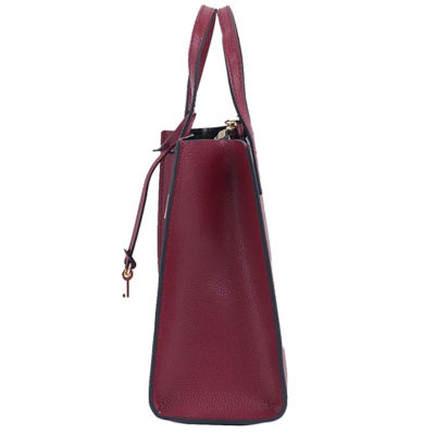 Buy Marc Jacobs Mini Grind Coated Leather Tote Pomegranate