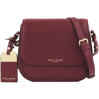 Marc Jacobs Mini Rider Flap Crossbody Bag Pomegranate M0014109