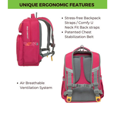 Lightest ergonomic clearance school bag