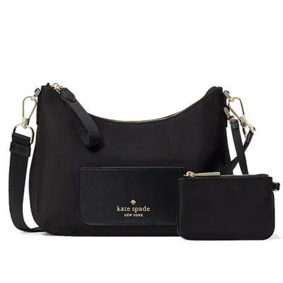 Kate Spade Womens Crossbody Wallets Singapore Best Price - Black Morgan Bow  Embellished Flap Chain