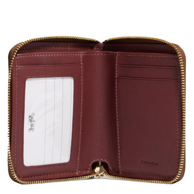 Coach khaki saddle online wallet