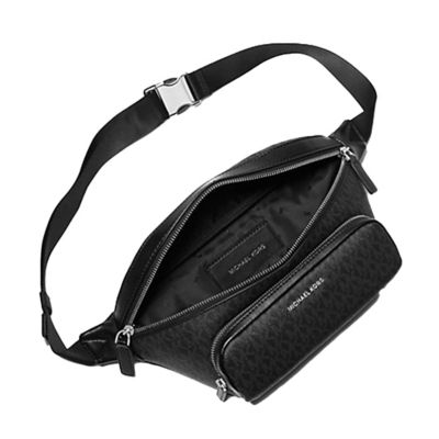 Black michael hotsell kors belt bag