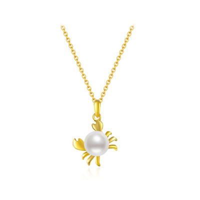 Pearly Lustre Singapore Chilli Crab Freshwater Pearl Necklace WN00022 | Wonderland 1