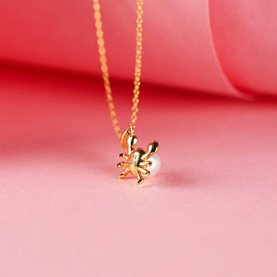 Pearly Lustre Singapore Chilli Crab Freshwater Pearl Necklace WN00022 | Wonderland 11