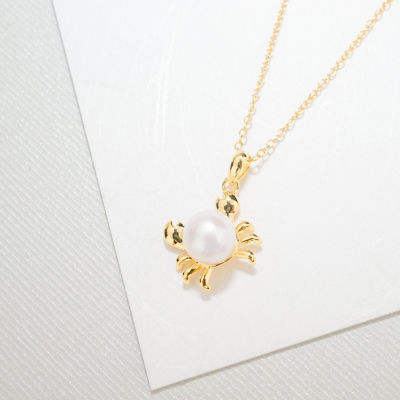 Pearly Lustre Singapore Chilli Crab Freshwater Pearl Necklace WN00022 | Wonderland 3