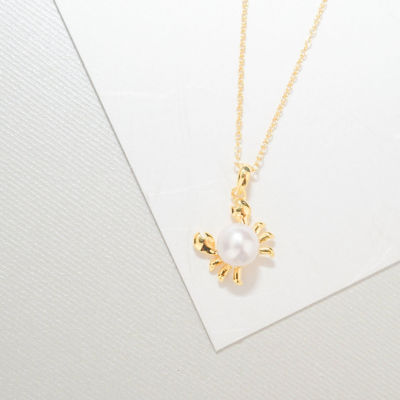 Pearly Lustre Singapore Chilli Crab Freshwater Pearl Necklace WN00022 | Wonderland 7