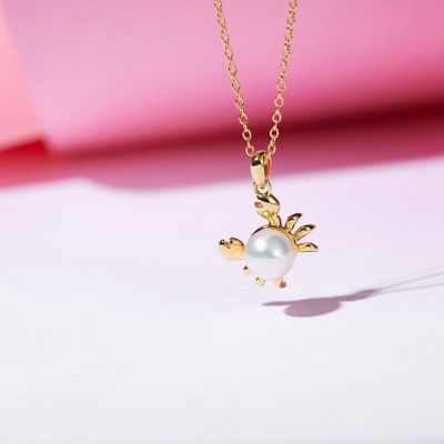 Pearly Lustre Singapore Chilli Crab Freshwater Pearl Necklace WN00022 | Wonderland 9
