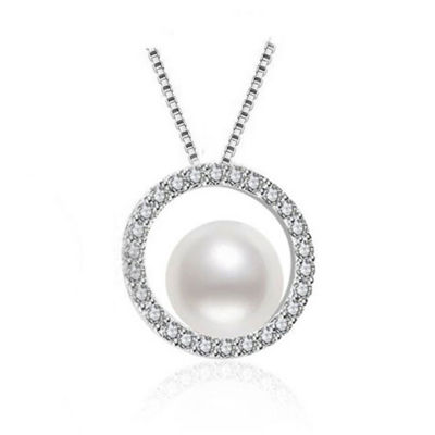 Pearly Lustre Elegant Freshwater Pearl Necklace WN00198 1