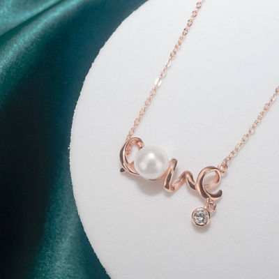 Pearly Lustre New Yorker Freshwater Pearl Love Necklace WN00088 4