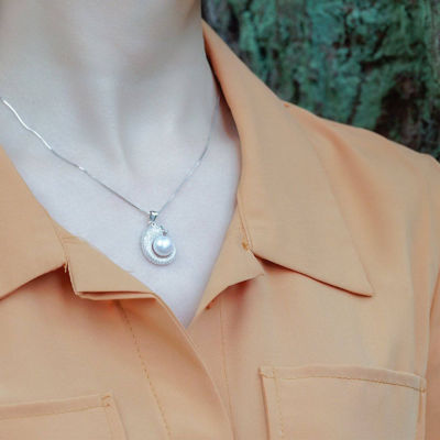 Pearly Lustre Leopard Freshwater Pearl Necklace WN00084 | RAINFOREST 4