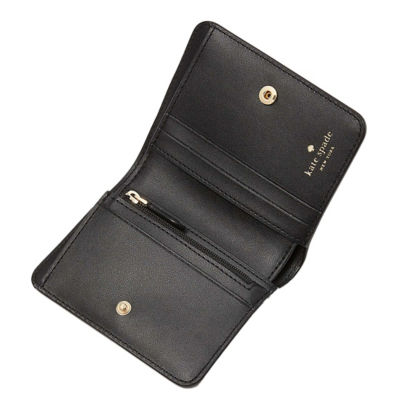 Buy Kate Spade Madison Saffiano Leather Small Bifold Wallet Black KC581 Online in Singapore iShopChangi