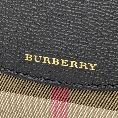 Burberry house check hotsell and leather continental wallet