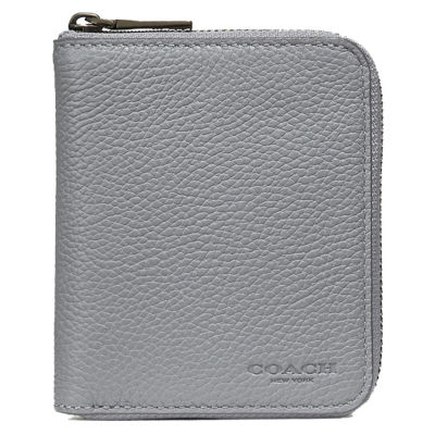 Buy Coach Small Zip Around Wallet Heather Grey F25412 Online in