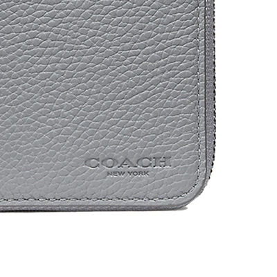 Buy Coach Small Zip Around Wallet Heather Grey F25412 Online in