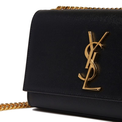 Buy SAINT LAURENT YSL Small Kate In Grain De Poudre Embossed