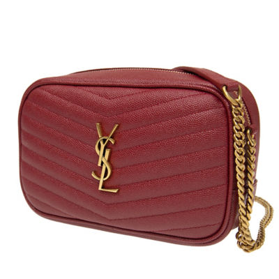 SAINT LAURENT YSL Lou Mini Bag In Quilted Grain De Poudre Embossed Lea –  LussoCitta