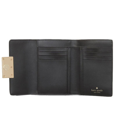 Buy Kate Spade Reegan Medium Flap Wallet Black KA599 Online in