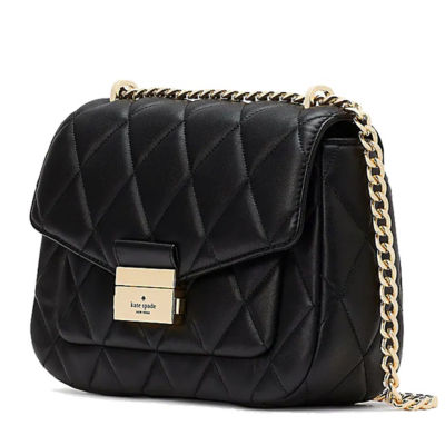 Kate spade black hot sale quilted purse