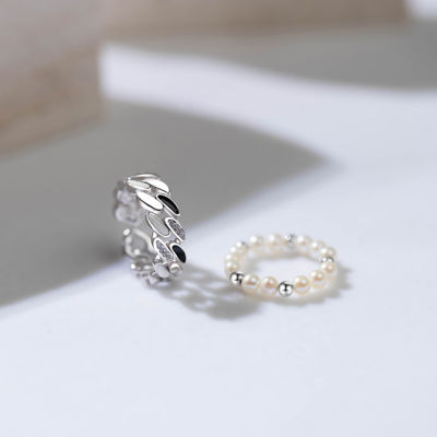 Pearly Lustre New Yorker Freshwater Pearl Duo Ring WR00151 | Mix & Match 3