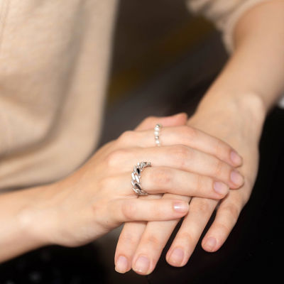 Pearly Lustre New Yorker Freshwater Pearl Duo Ring WR00151 | Mix & Match 5