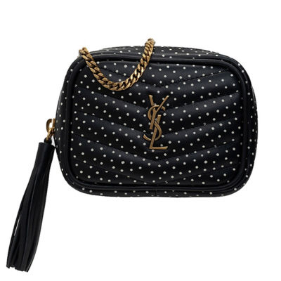 Buy SAINT LAURENT YSL Lou Baby Shoulder Bag Black 6350882Q7474