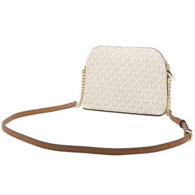 Buy Michael Kors Jet Set Travel MD Dome Crossbody Bag Vanilla ...