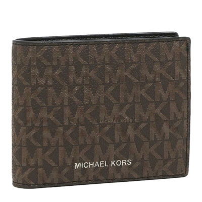 brown mk wallet