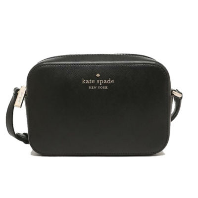 Kate Spade Harper Leather Camera Bag Top Zip Crossbody Black