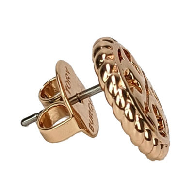 Tory burch rose on sale gold stud earrings