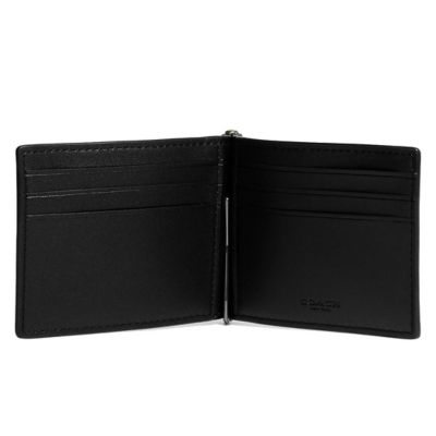 Buy Coach Slim Money Clip Billfold Wallet In Signature Canvas